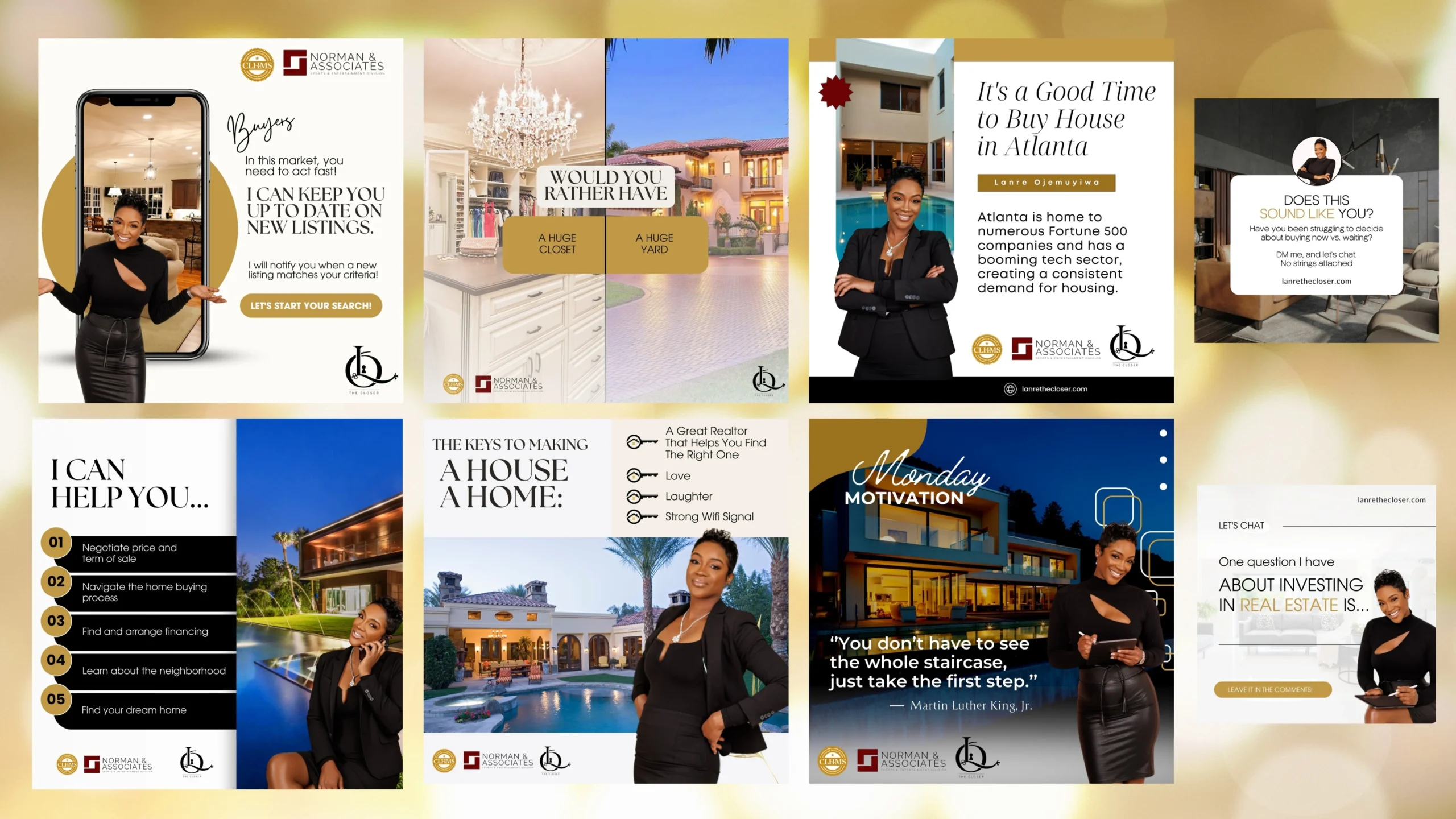 Social Media Management for Lanre Ojemuyiwa (Realtor)